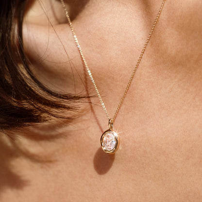 Tova Oval Charm Necklace