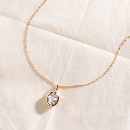 Tova Oval Charm Necklace
