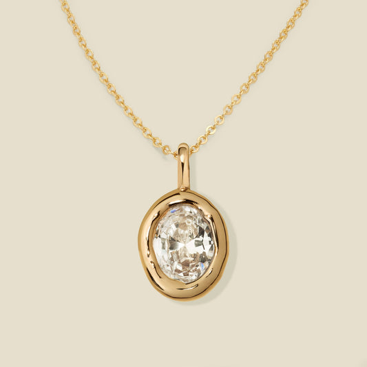 Tova Oval Charm Necklace