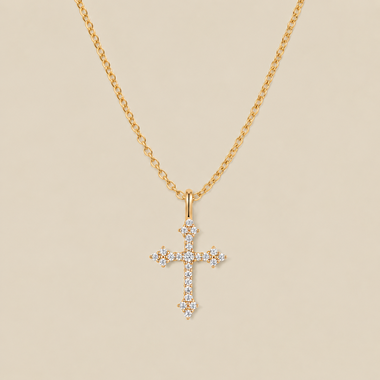 Vintage Cross Necklace