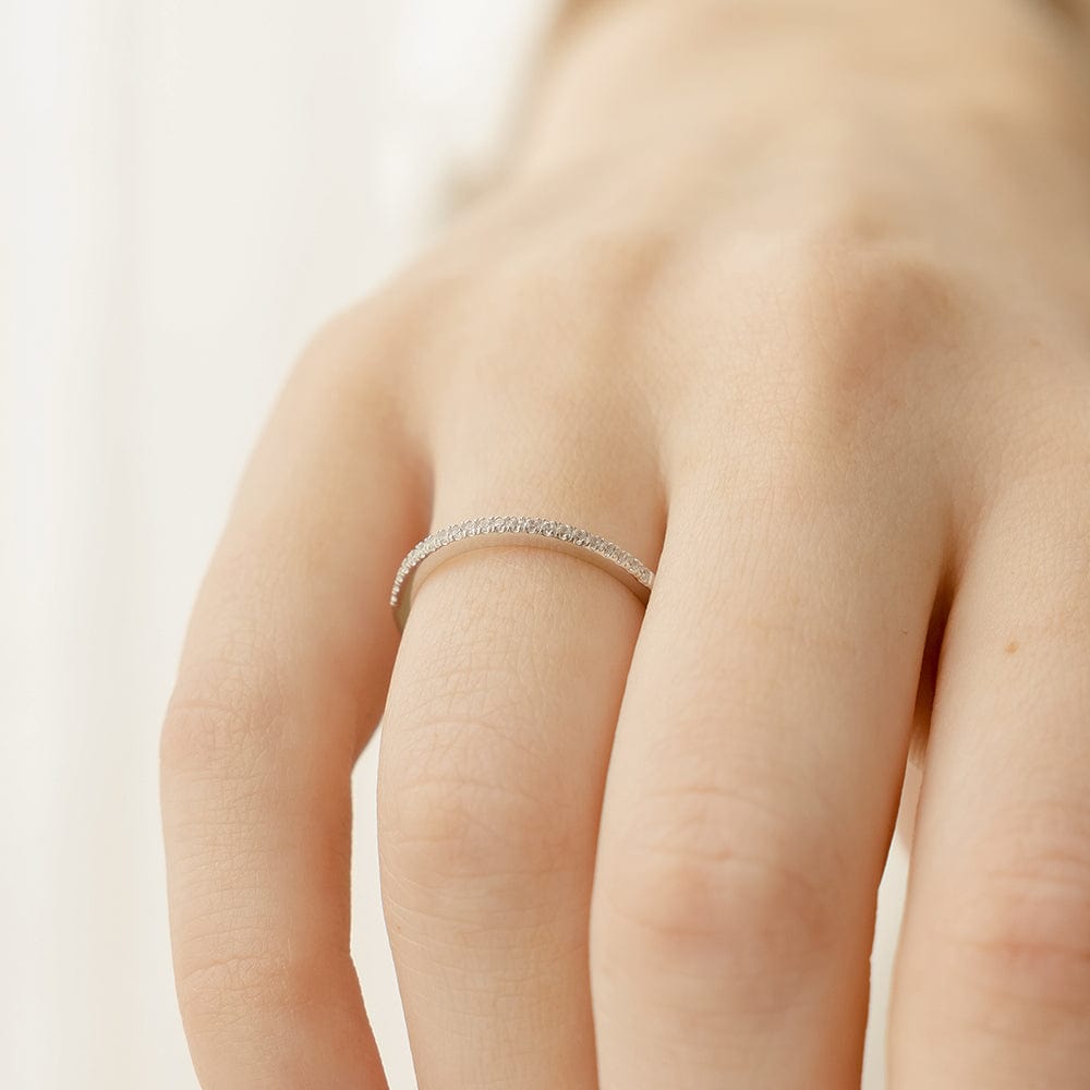 April Birthstone Stacking Ring