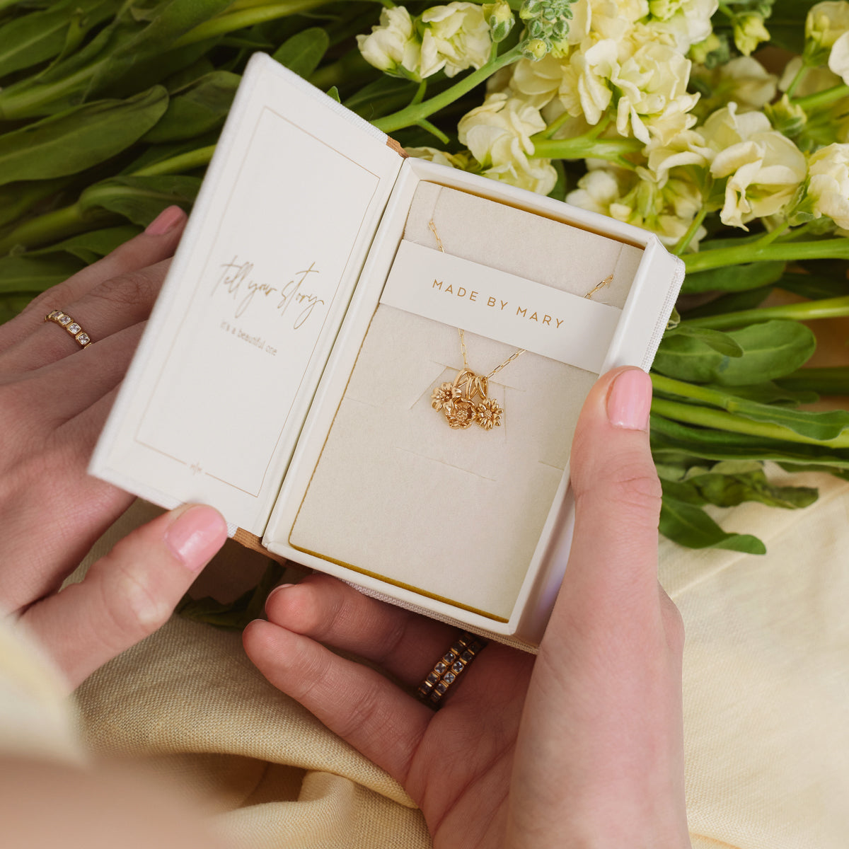 August Birth Flower Charm