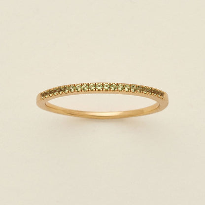 August Birthstone Stacking Ring