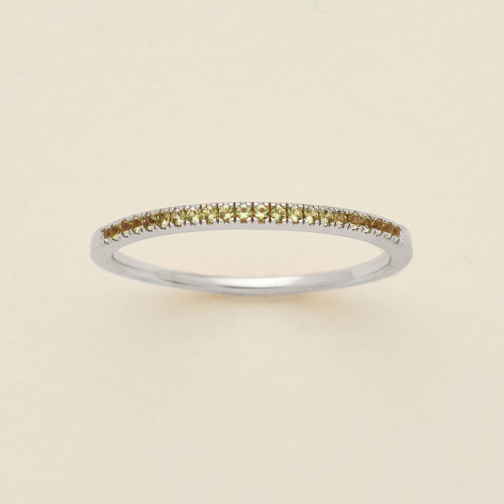 August Birthstone Stacking Ring