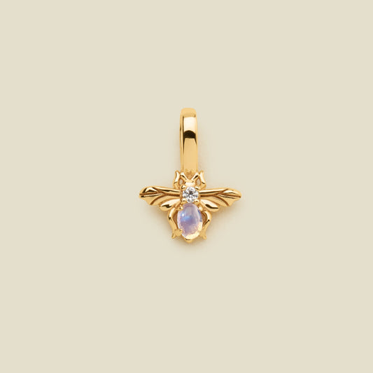 Bee Gemstone Charm