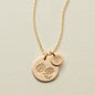 Big & Little Blooms Necklace | 1/2" & 1/4" Disc Necklace