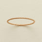 Braided Stacking Ring Gold Filled / 5 Ring