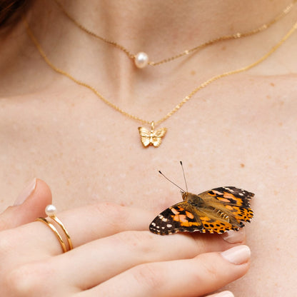 Butterfly Pendant Necklace