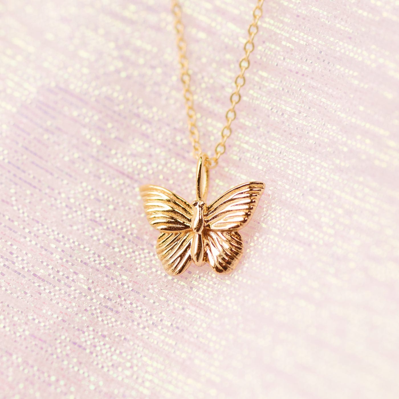 Butterfly Pendant Necklace