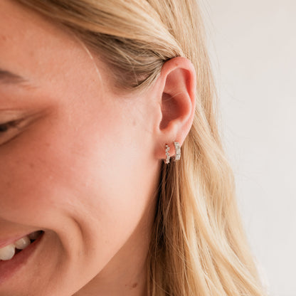 Capricorn Huggie Hoop Earrings Collab