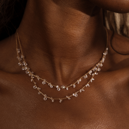 Dew Drop Floating Necklace