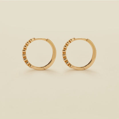 CZ Poppy Hoop Earrings Earring