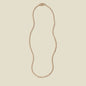 CZ Poppy Tennis Necklace Gold Vermeil Necklace