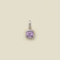 February Birthstone Charm Silver Add Ons