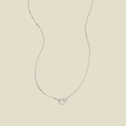 Flat Cable Charm Necklace