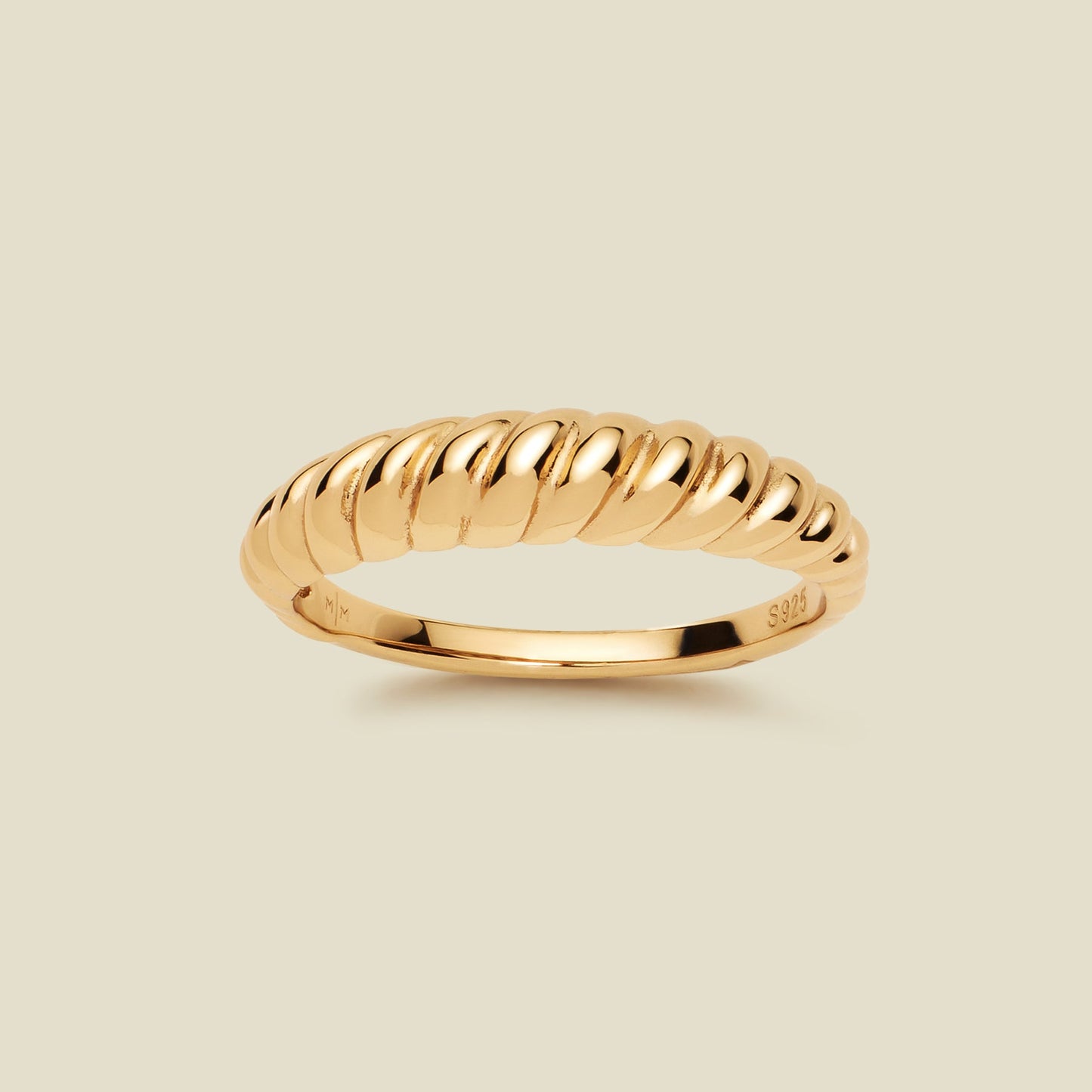 Gloss Croissant Ring