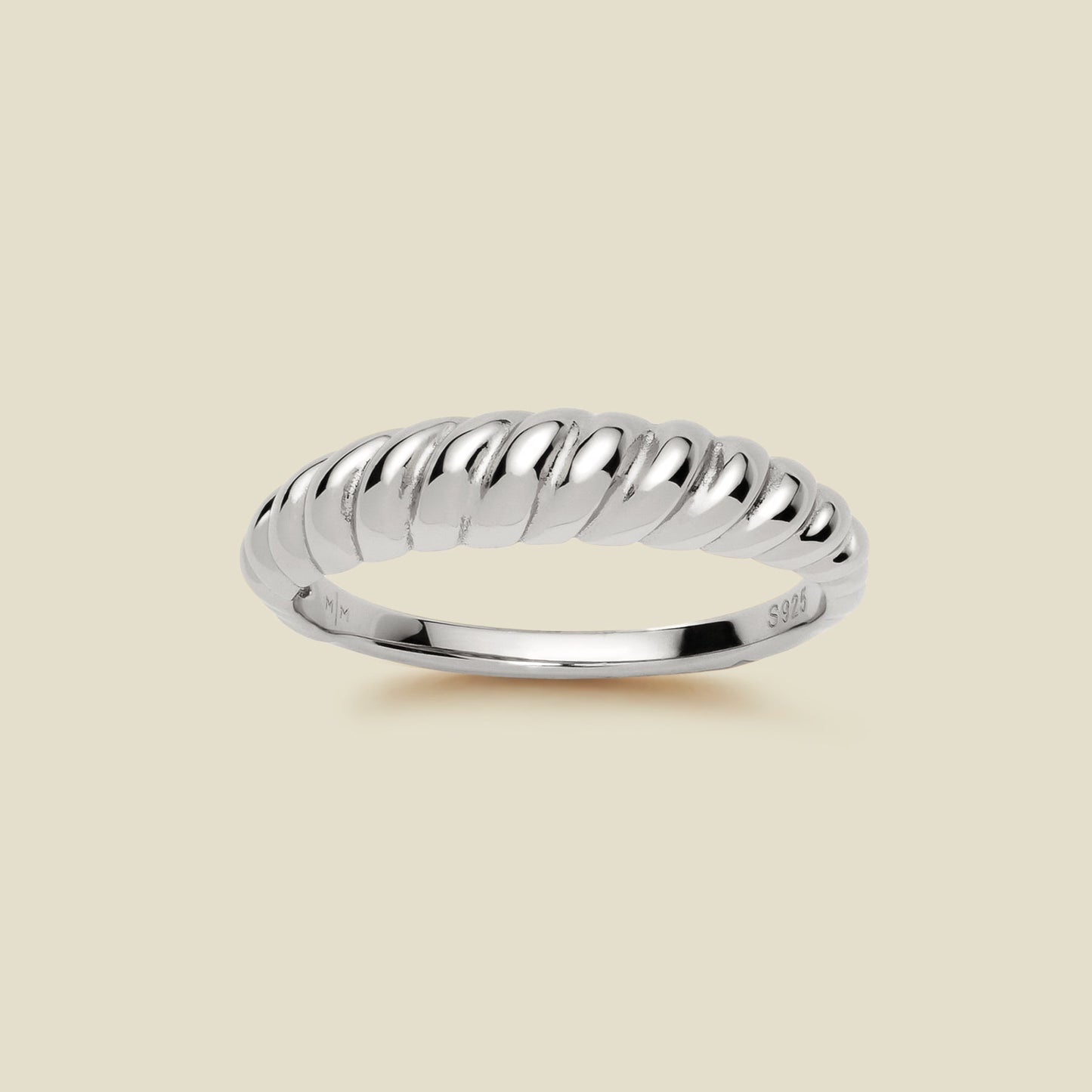 Gloss Croissant Ring