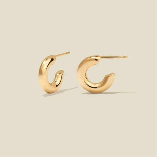Gloss Hoop Earrings