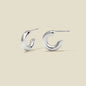 Gloss Hoop Earrings