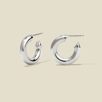 Gloss Hoop Earrings