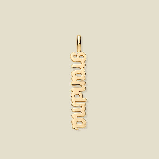 Grandma Charm Gold Vermeil Add Ons