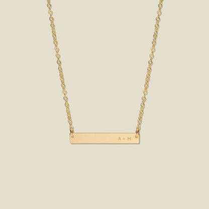 Horizontal Bar Necklace Necklace