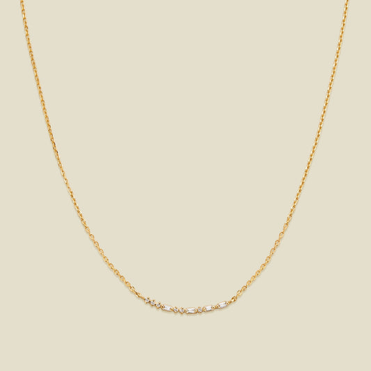 ILY Morse Code Necklace Gold Vermeil Necklace