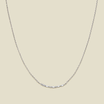 ILY Morse Code Necklace Silver Necklace