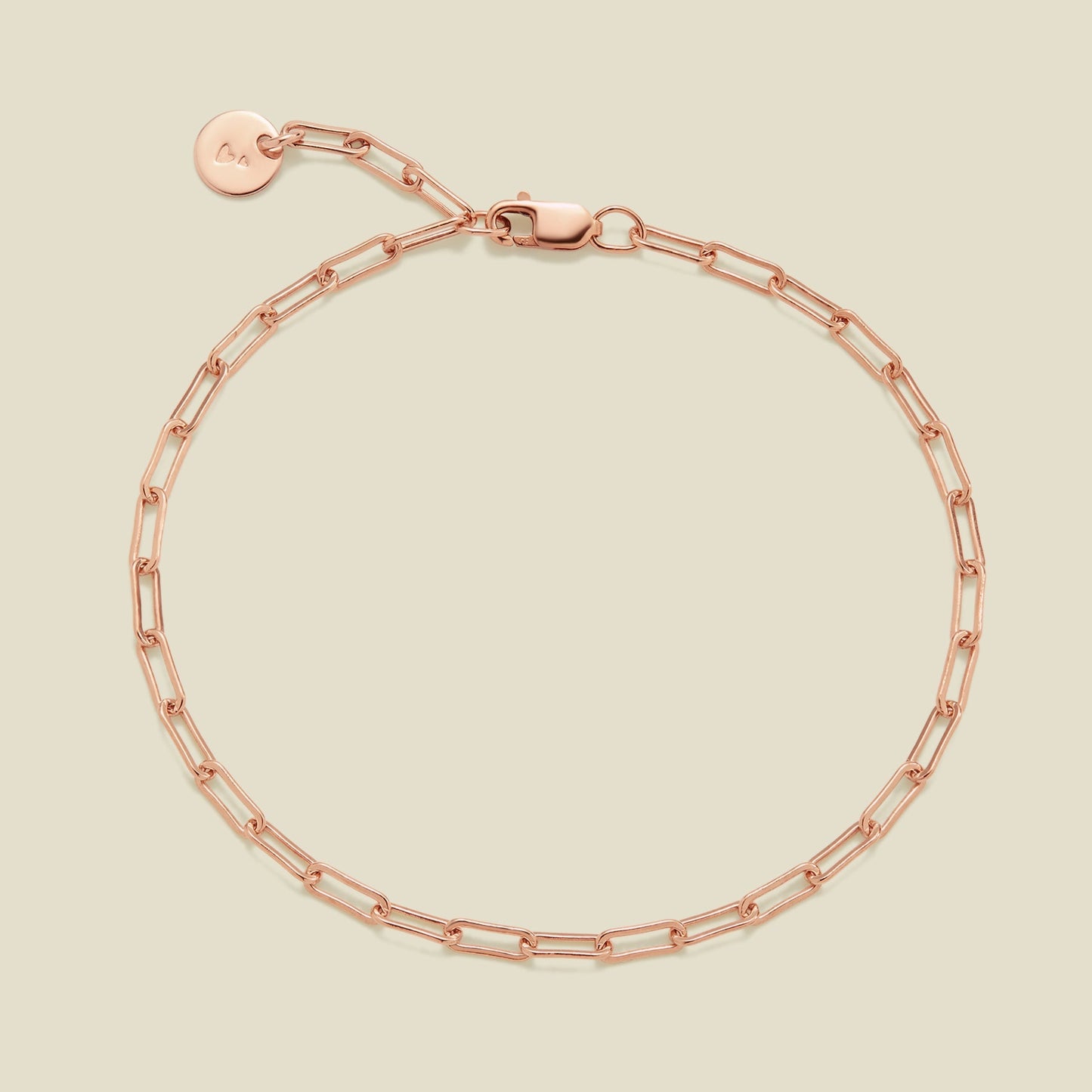 Jude Chain Bracelet Rose Gold Filled / 6" Bracelet
