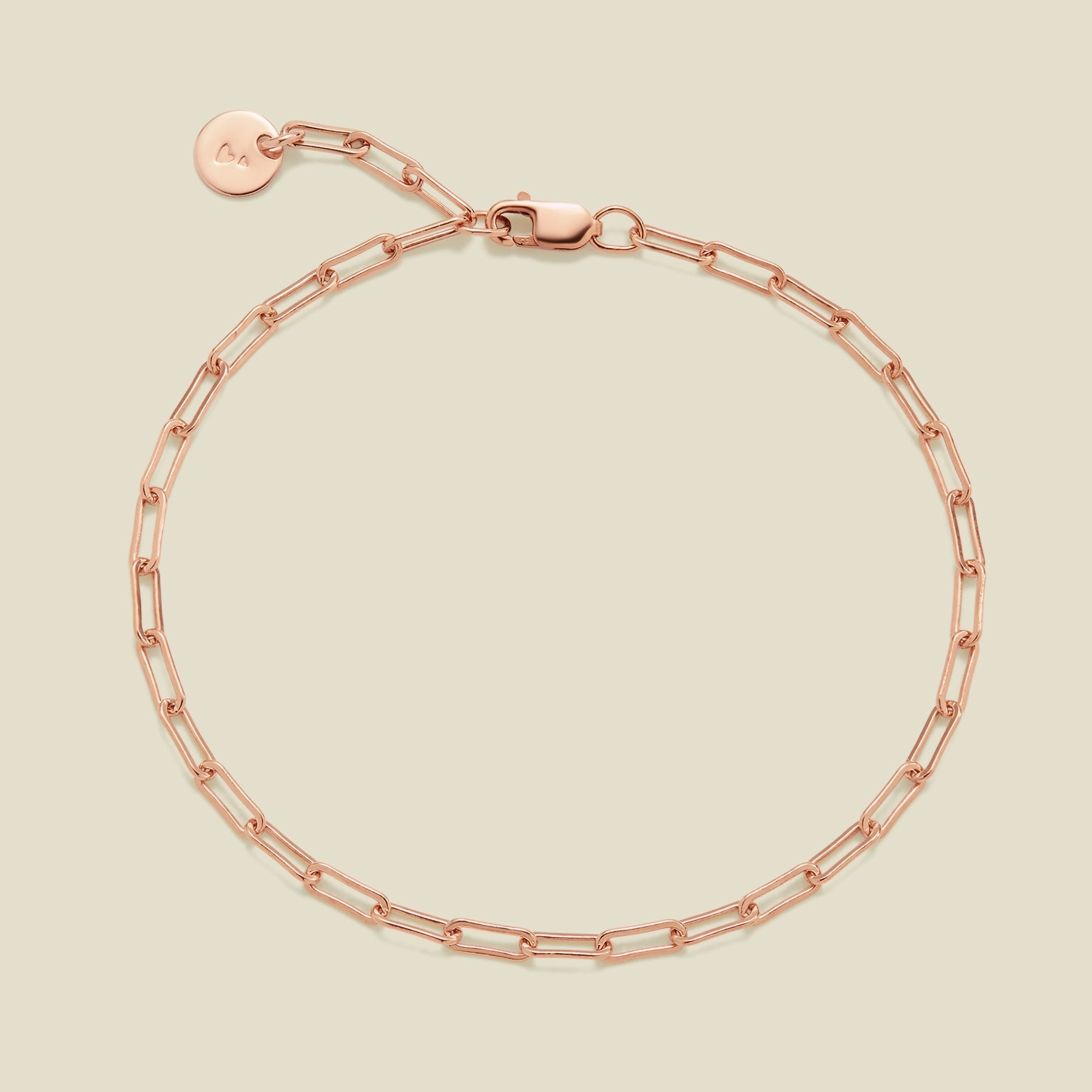 Jude Chain Bracelet Rose Gold Filled / 6" Bracelet