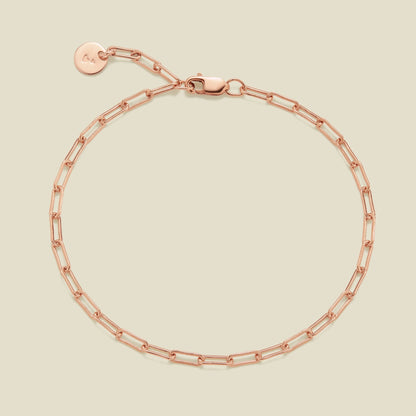 Jude Chain Bracelet Rose Gold Filled / 6" Bracelet