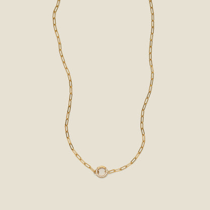 Jude Link Lock Necklace