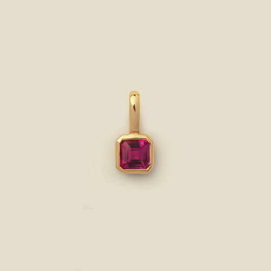 July Birthstone Charm Gold Vermeil Add Ons