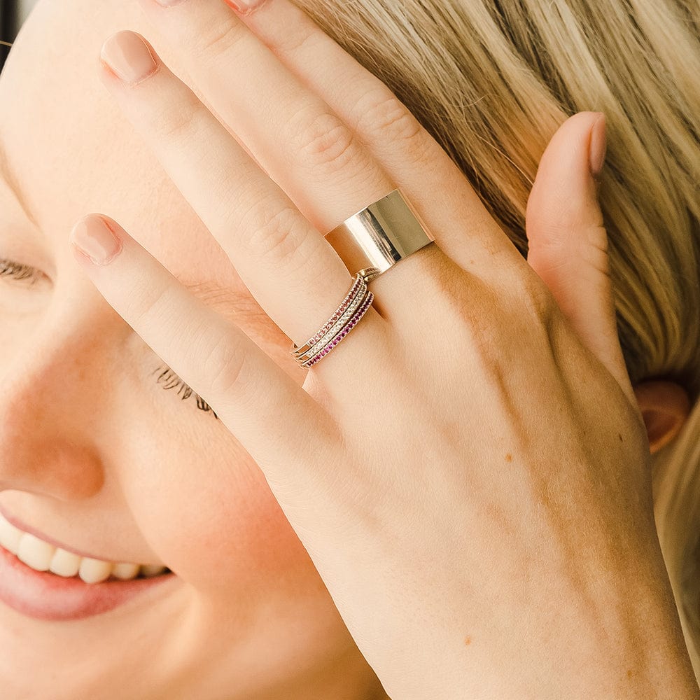 July Birthstone Stacking Ring