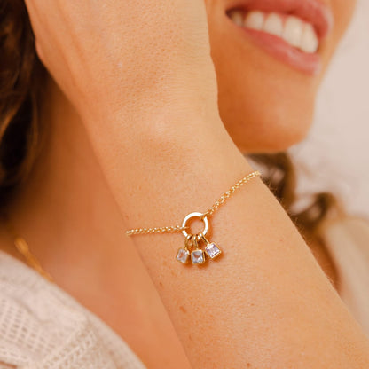 June Birthstone Charm Gold Vermeil Add Ons