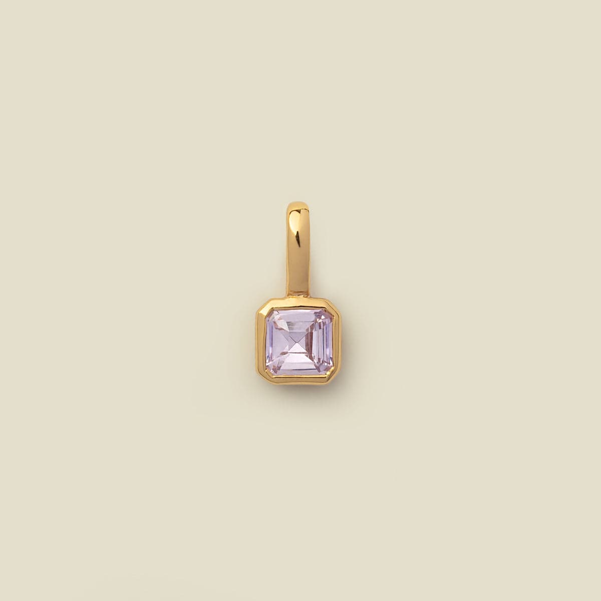 June Birthstone Charm Gold Vermeil Add Ons