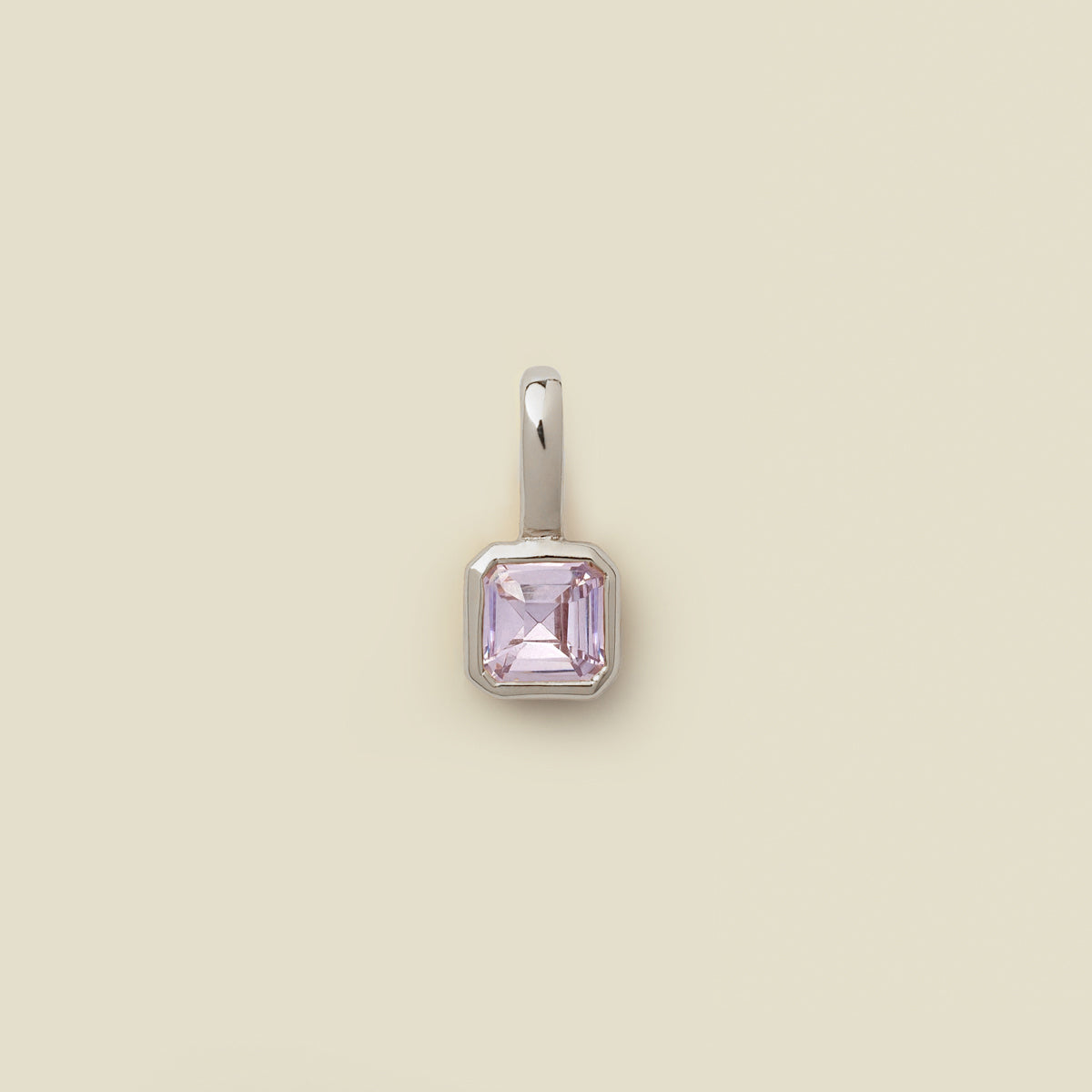 June Birthstone Charm Silver Add Ons