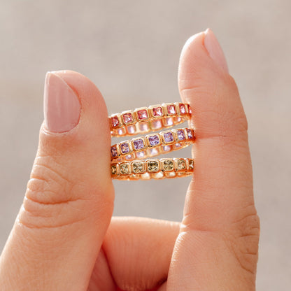 June Birthstone Eternity Ring