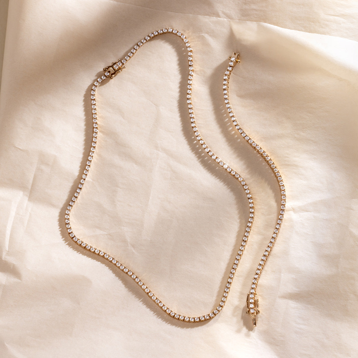 CZ Prong-Set Tennis Bracelet