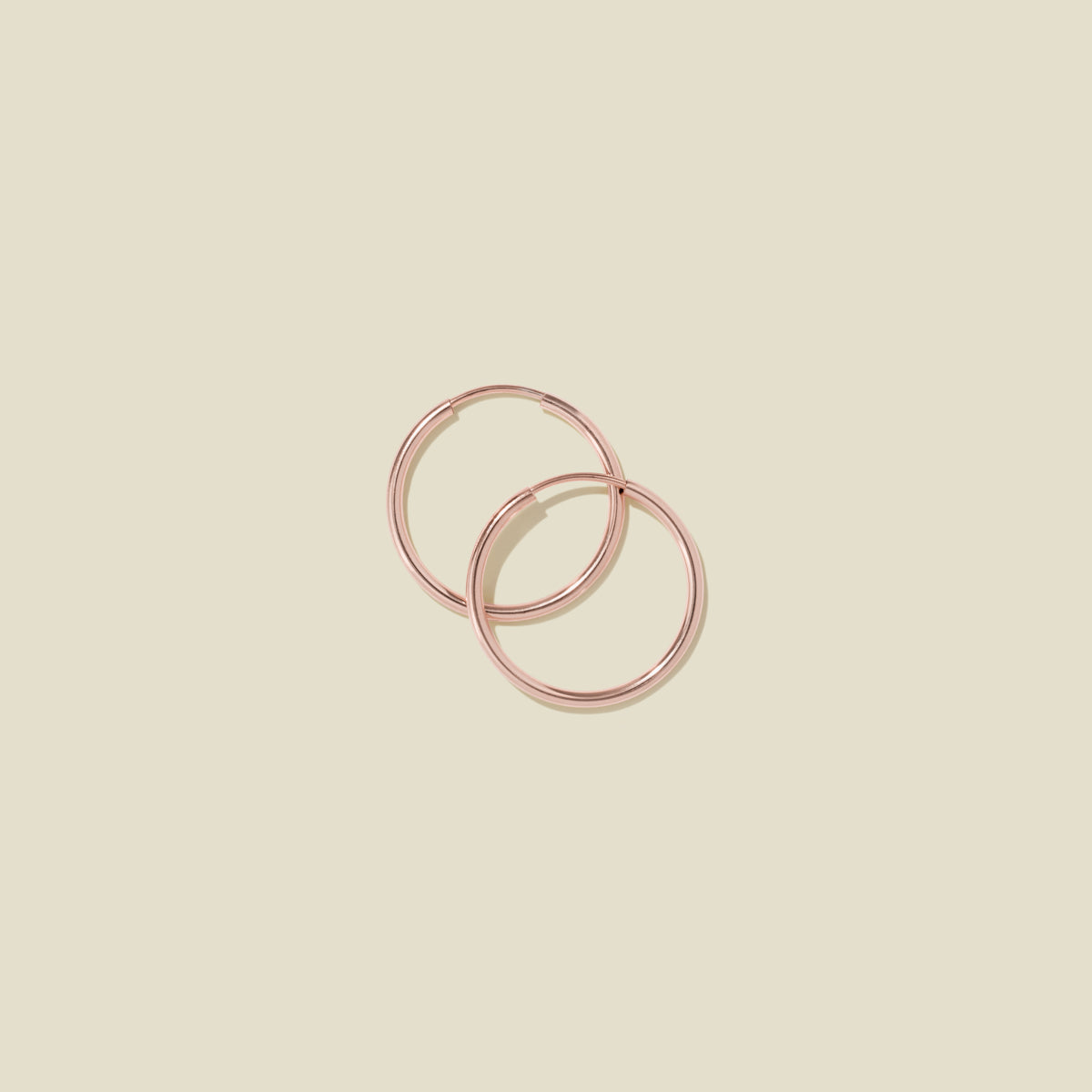 Live In Hoop Earrings Rose Gold Filled / 16mm Earring