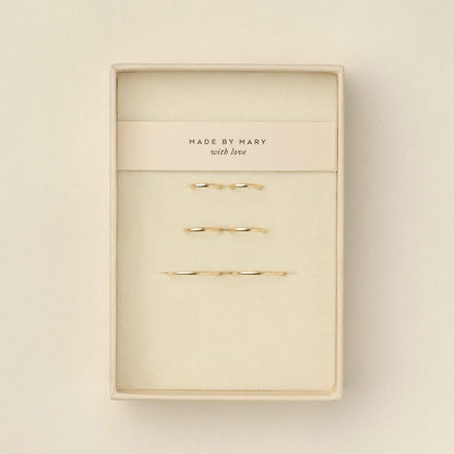 Live In Hoops Trio Set Gold Filled Jewelry Set