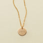Love Disc Necklace Gold Filled / 3/8" / 16"-18" Necklace
