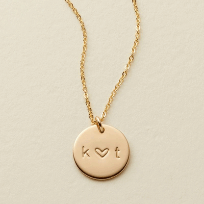 Love Disc Necklace Necklace