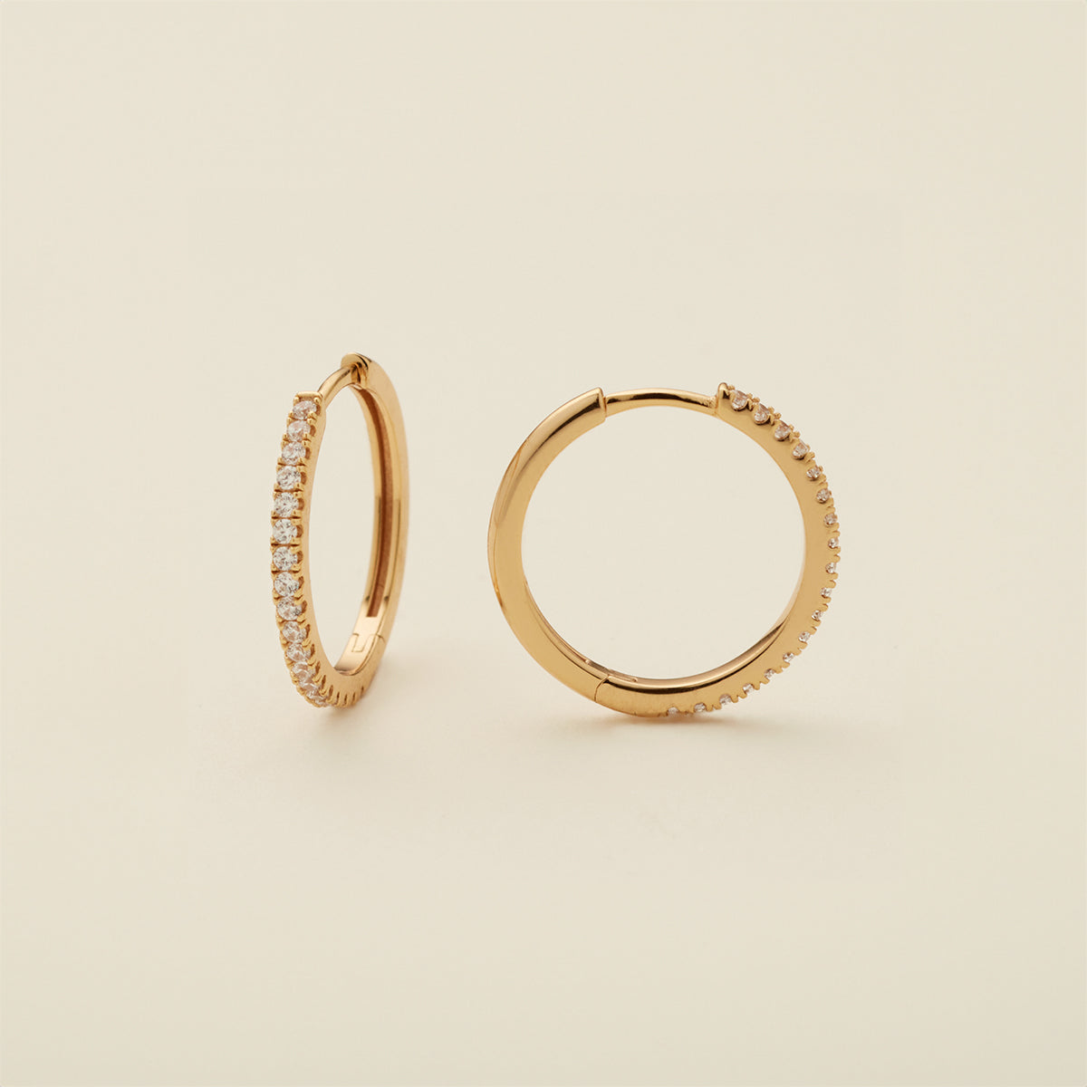 Luxe Hoop Earrings Gold Vermeil / 15mm Earring