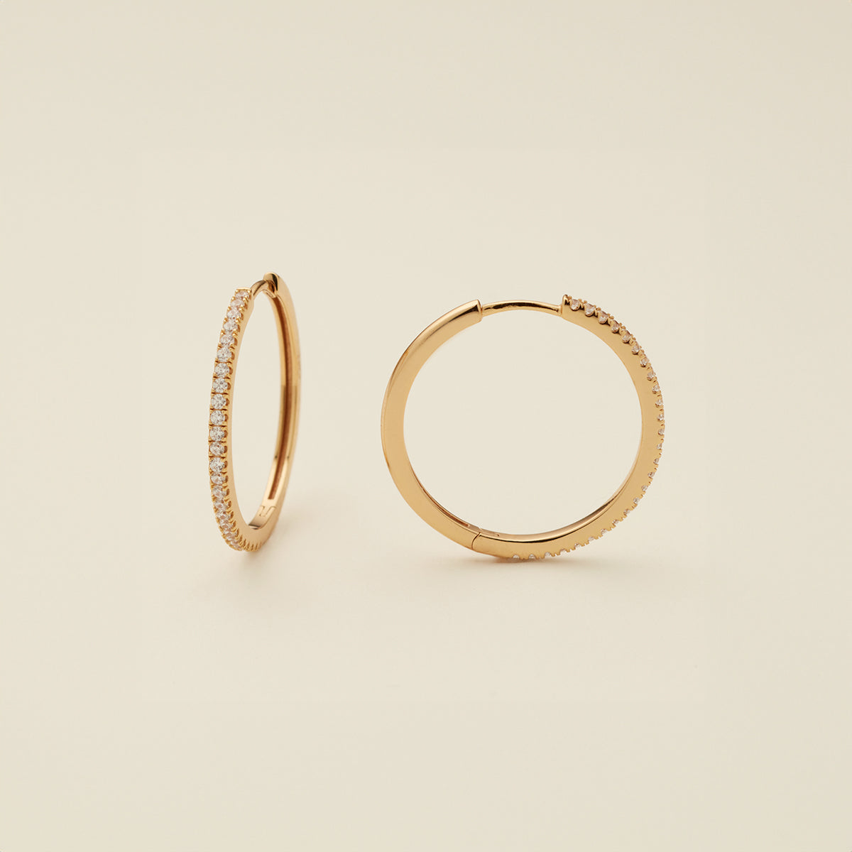 Luxe Hoop Earrings Gold Vermeil / 20mm Earring