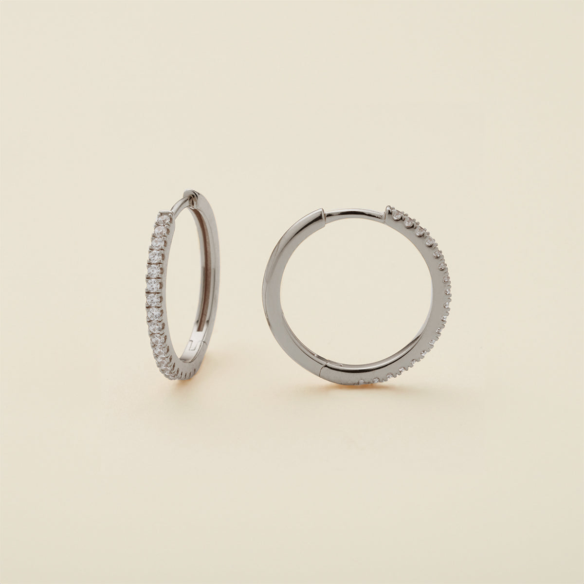 Luxe Hoop Earrings Silver / 15mm Earring