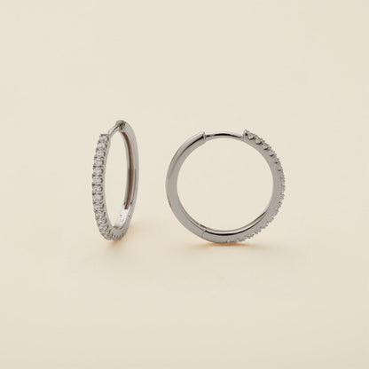 Luxe Hoop Earrings Silver / 15mm Earring