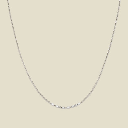 Mama Morse Code Necklace Silver Necklace