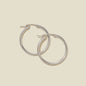 Maude Hoop Earrings Silver / 29mm Earring