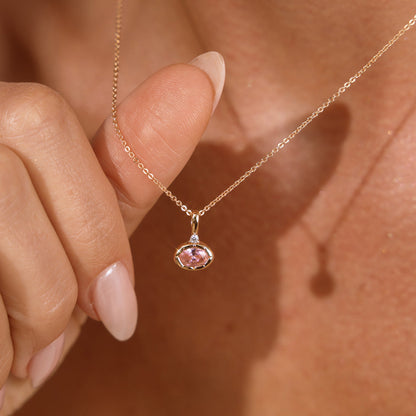 October Oval Birthstone Charm